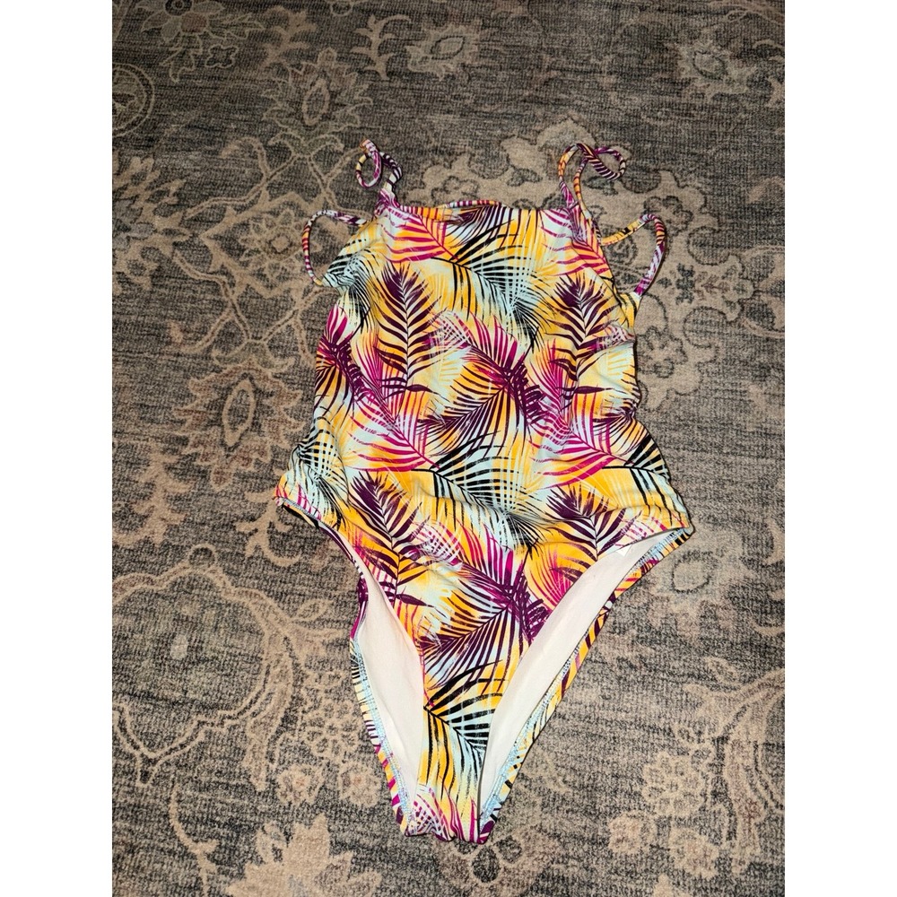 Women's Out From Under Urban Outfitters Tropical Leaf Print One-Piece Swimsuit